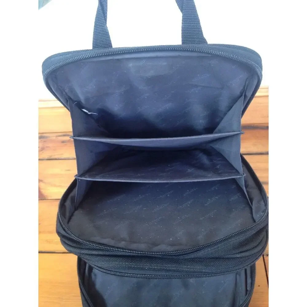 US Luggage New York Black Expandable Carry On Laptop Briefcase Attache Bag 13x16